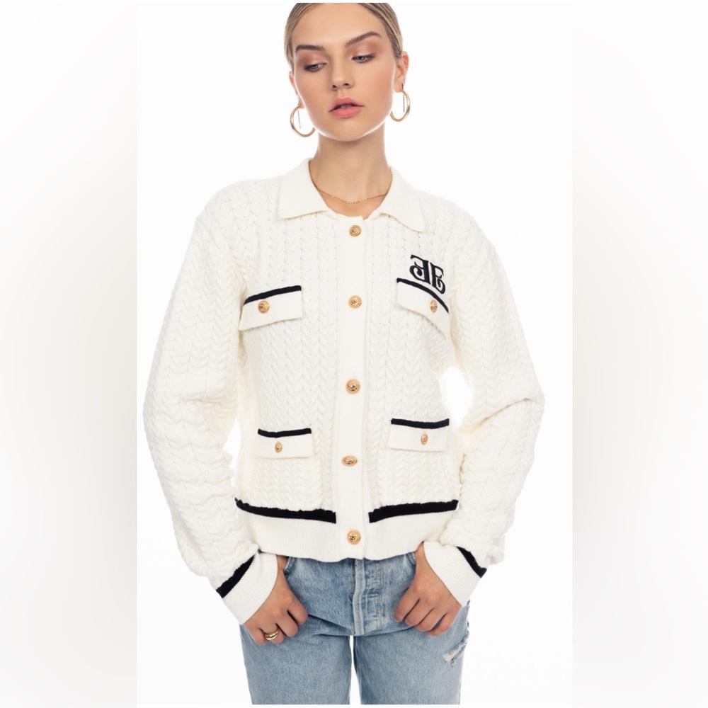EllandEm Sold Out Coco Knit Jacket/Cardigan Sweater XL